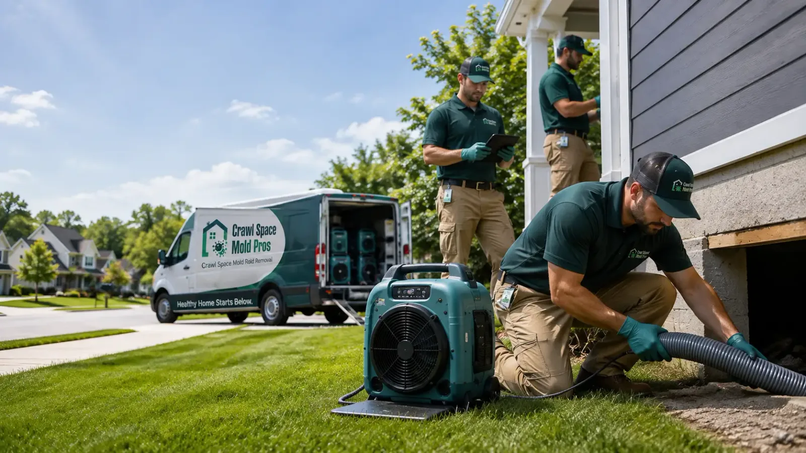 Crawl Space Mold Removal in Elton, WI